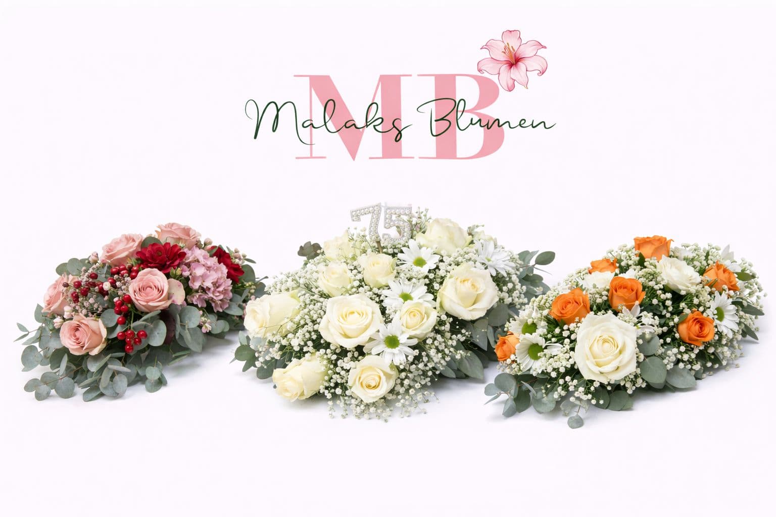 Elegante Tischgestecke